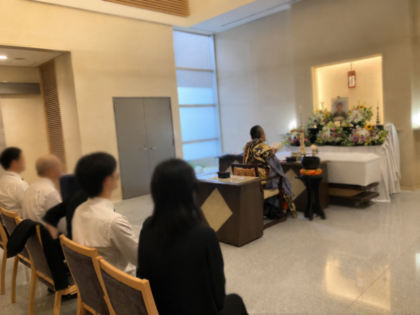 河内長野斎場で行われた一日葬の様子
