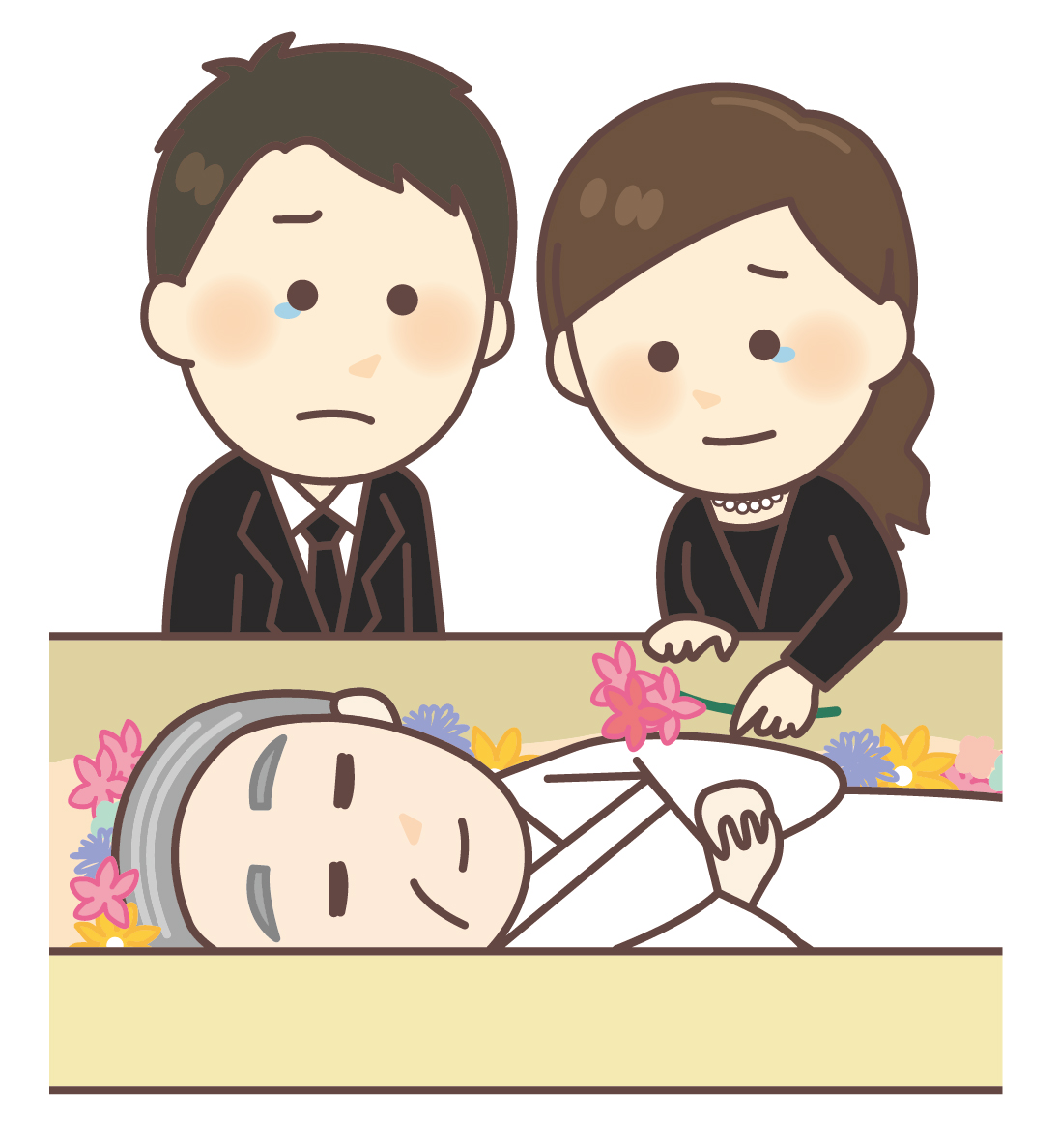 お別れ葬イラスト